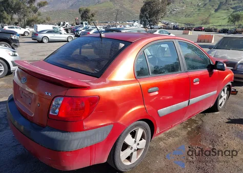 2007 Kia Rio Sx из США, поврежденный, VIN KNADE123576231481